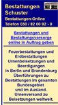 Mobile Screenshot of bestattungen-online.org