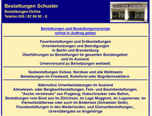 Tablet Screenshot of bestattungen-online.org